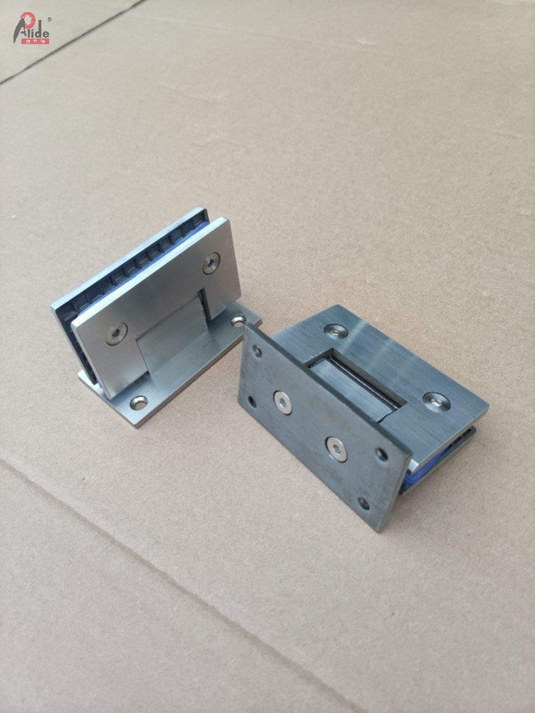 L01 90° Satin Finish Bathroom Hinge