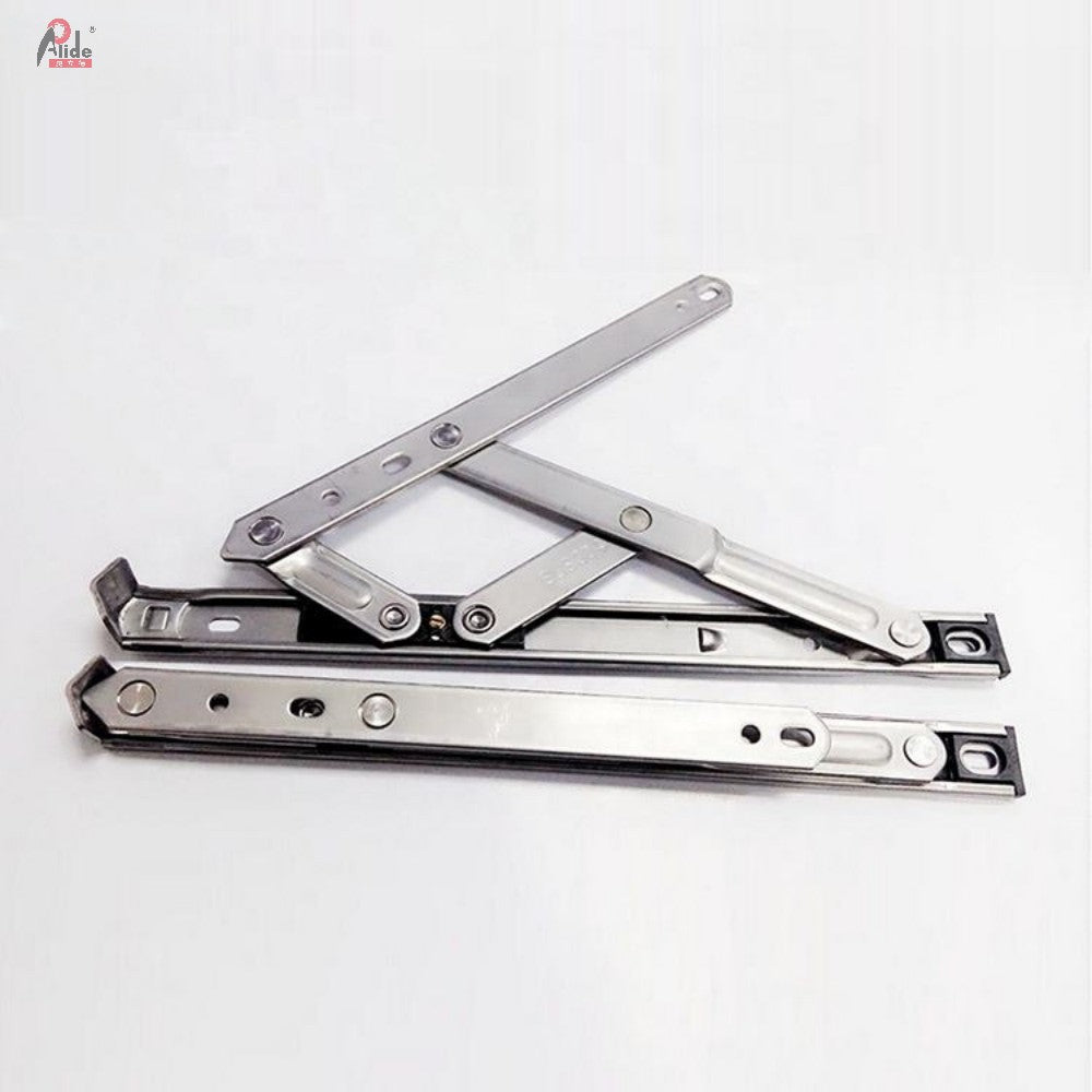 Parallel opening caravan window friction retainer safety window retainer quick closing soft closing 180 degree opening angle stainless steel