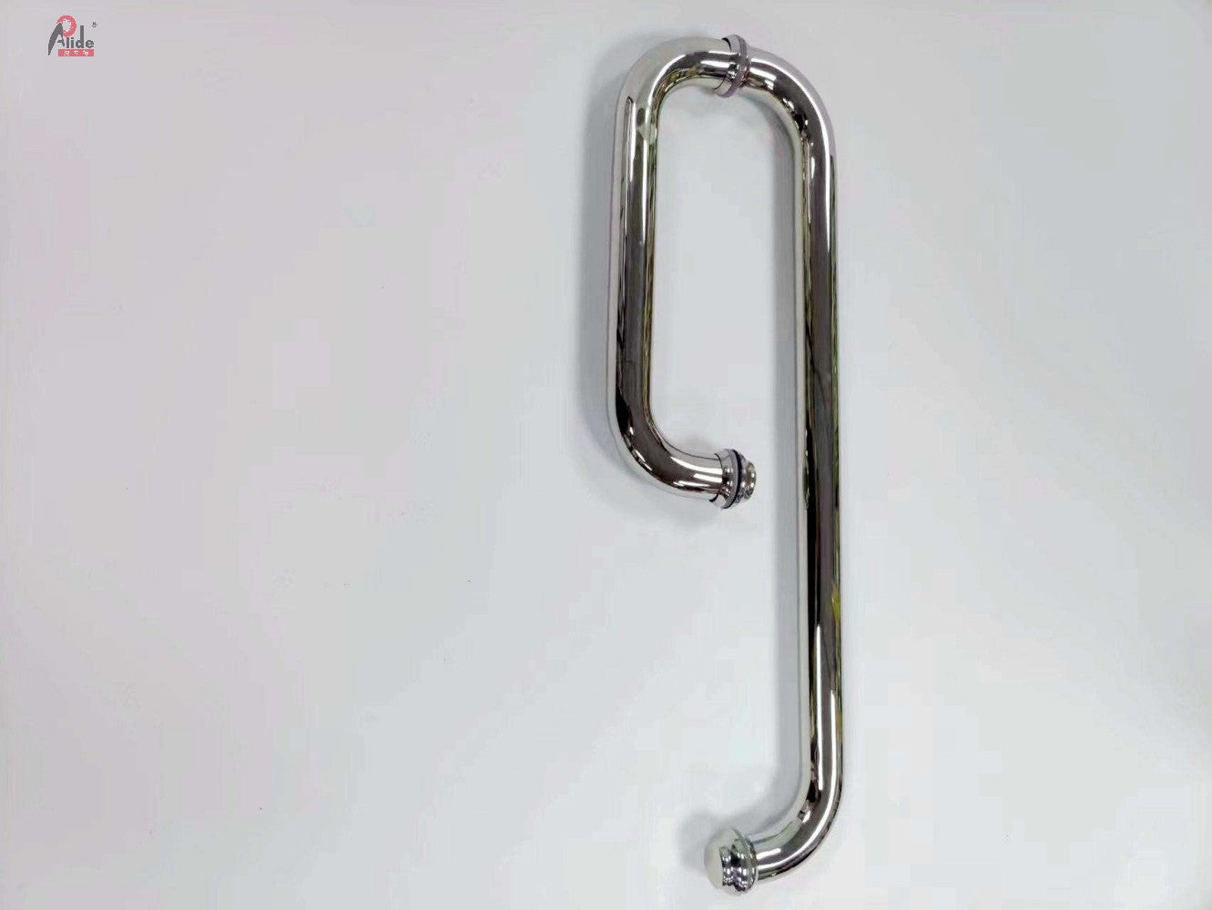 A222-25 Round Tube Shower Room Handle - 3-Hole Handle - With Standard Mirror Screws