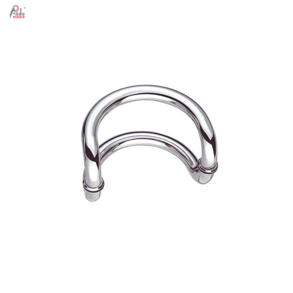 A312 C‑Shape Glass Door Handle with Base
