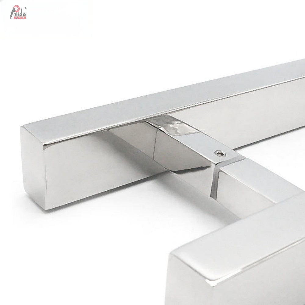 A839-25-38 Square Tube Pull Handle - With 25×25 Square Tube Base Feet