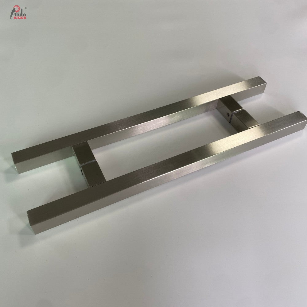 A839-30-30Square Tube Pull Handle - H-shaped Square Tube Pull Handle - Glass Door Pull Handle