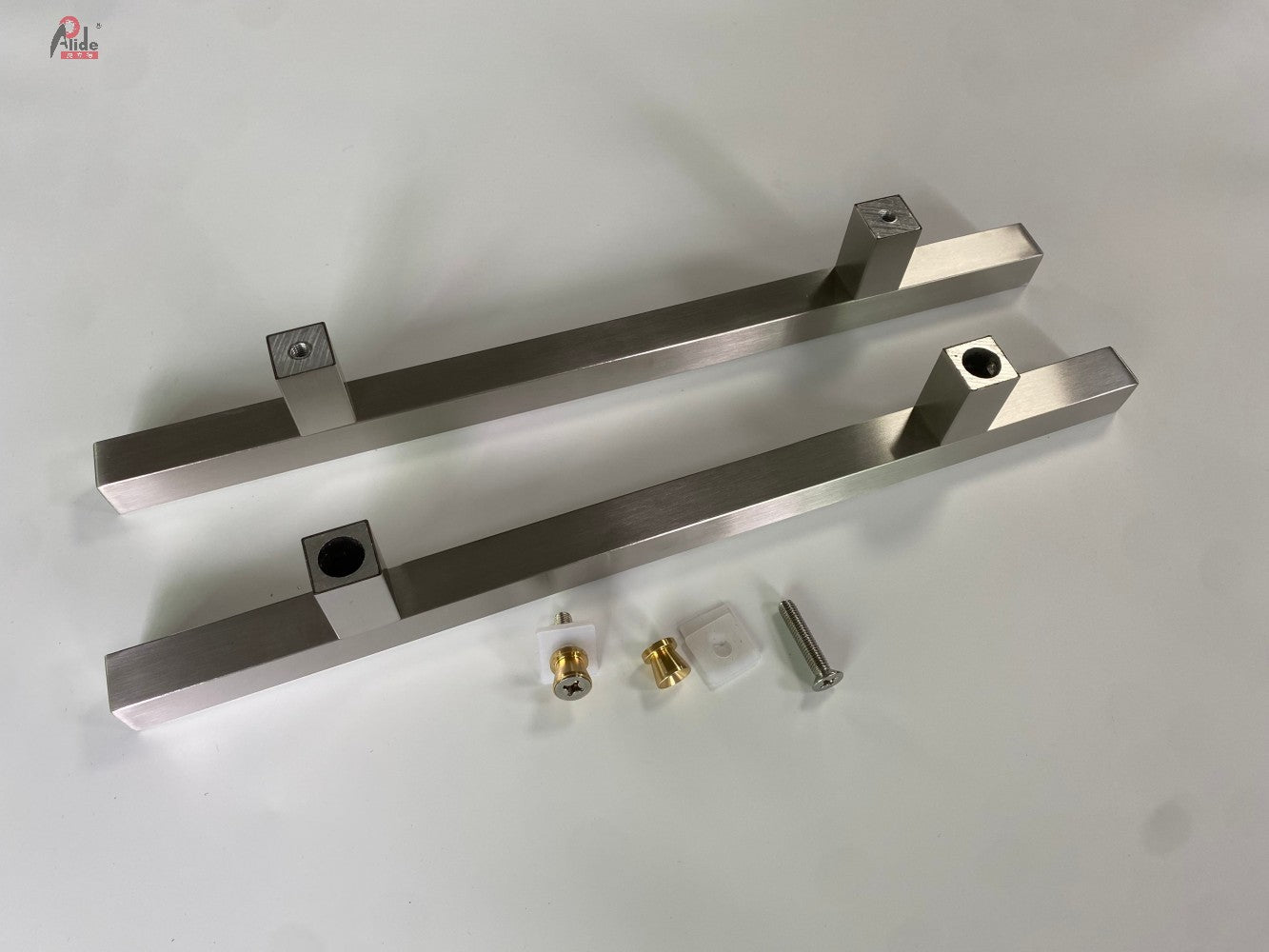 A839-30-30Square Tube Pull Handle - H-shaped Square Tube Pull Handle - Glass Door Pull Handle