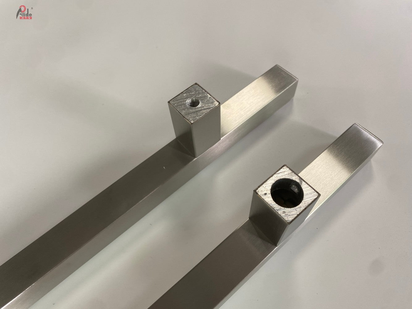 A839-30-30Square Tube Pull Handle - H-shaped Square Tube Pull Handle - Glass Door Pull Handle