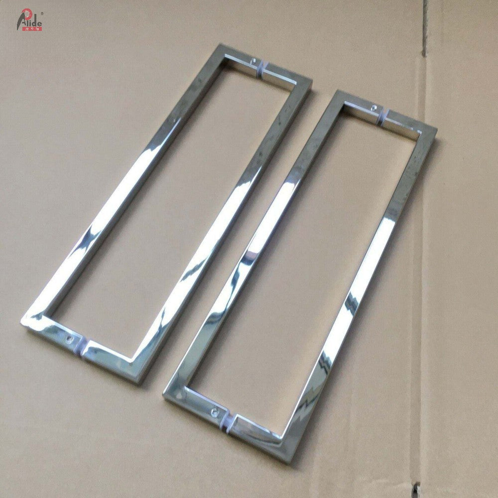 A842 Door Long Pull Handle square Glass Door Pull Handle Rest Room Shower Mirror Door Handle