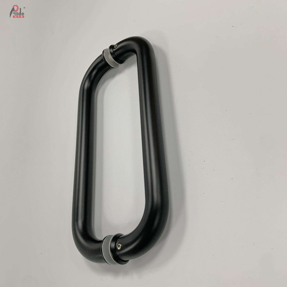 A915 Round Tube Bend Pull Handle - 19 Round Tube Bend Pull Handle - Matt Black - Bright Titanium Gold - Bright Rose Gold