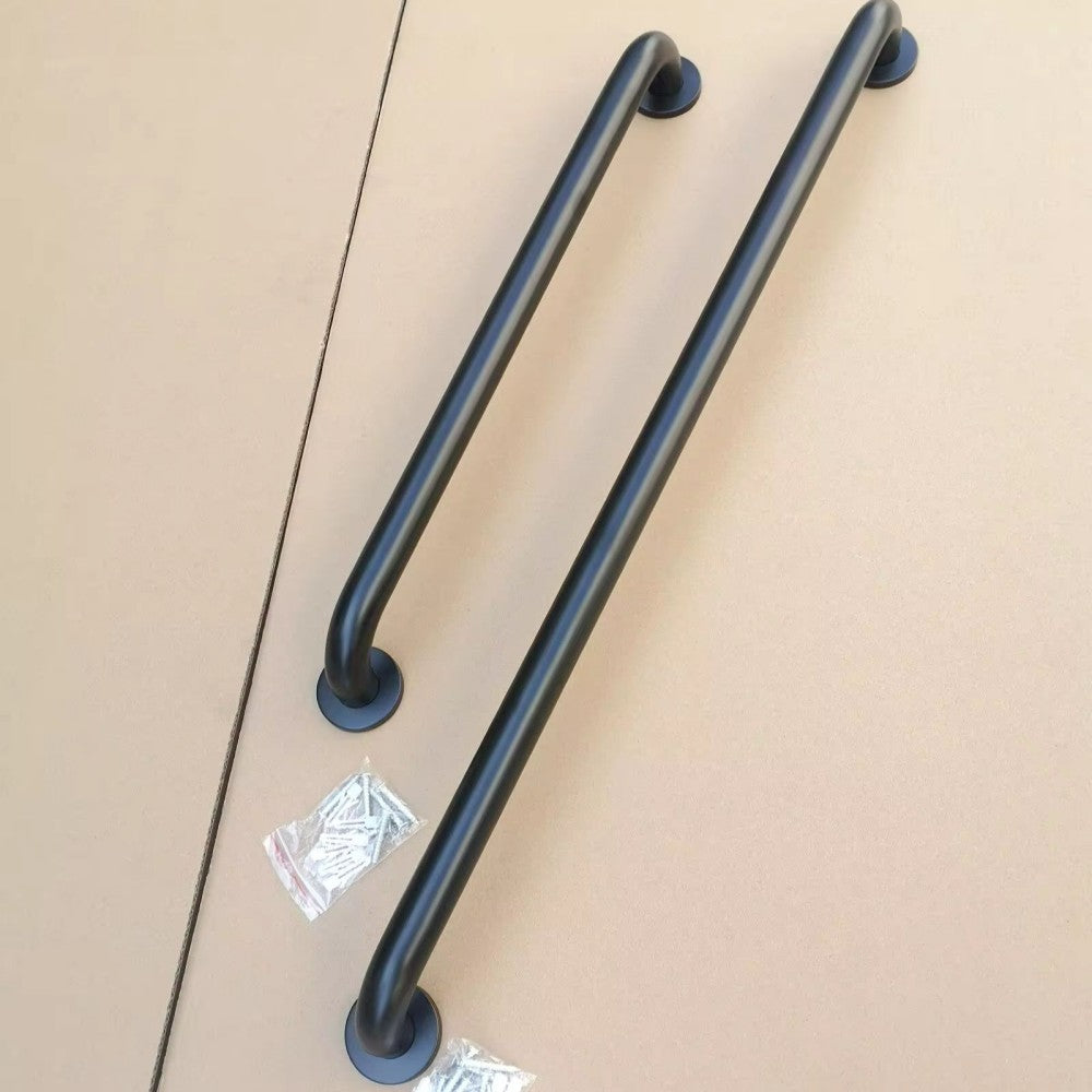 A916 Matte Black Single Glass Door Handle