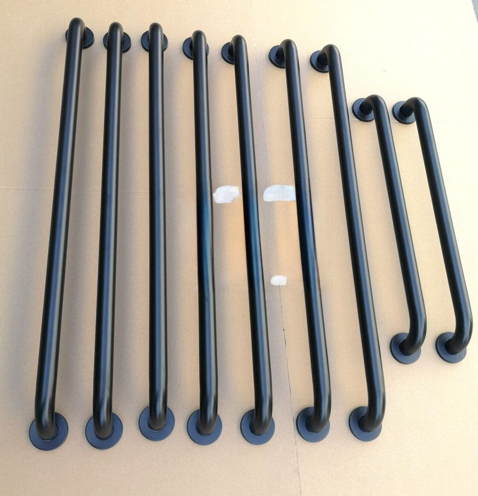 A916 Matte Black Single Glass Door Handle