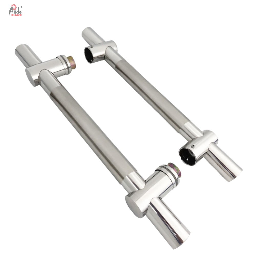 A929 - Glass Door Handle, Adjustable Hole Distance, No Dots