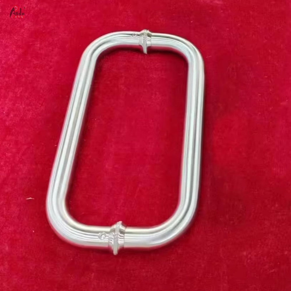 Bathroom Pull Handle - Round Tube Bend Handle - Satin Finish - 304 Stainless Steel