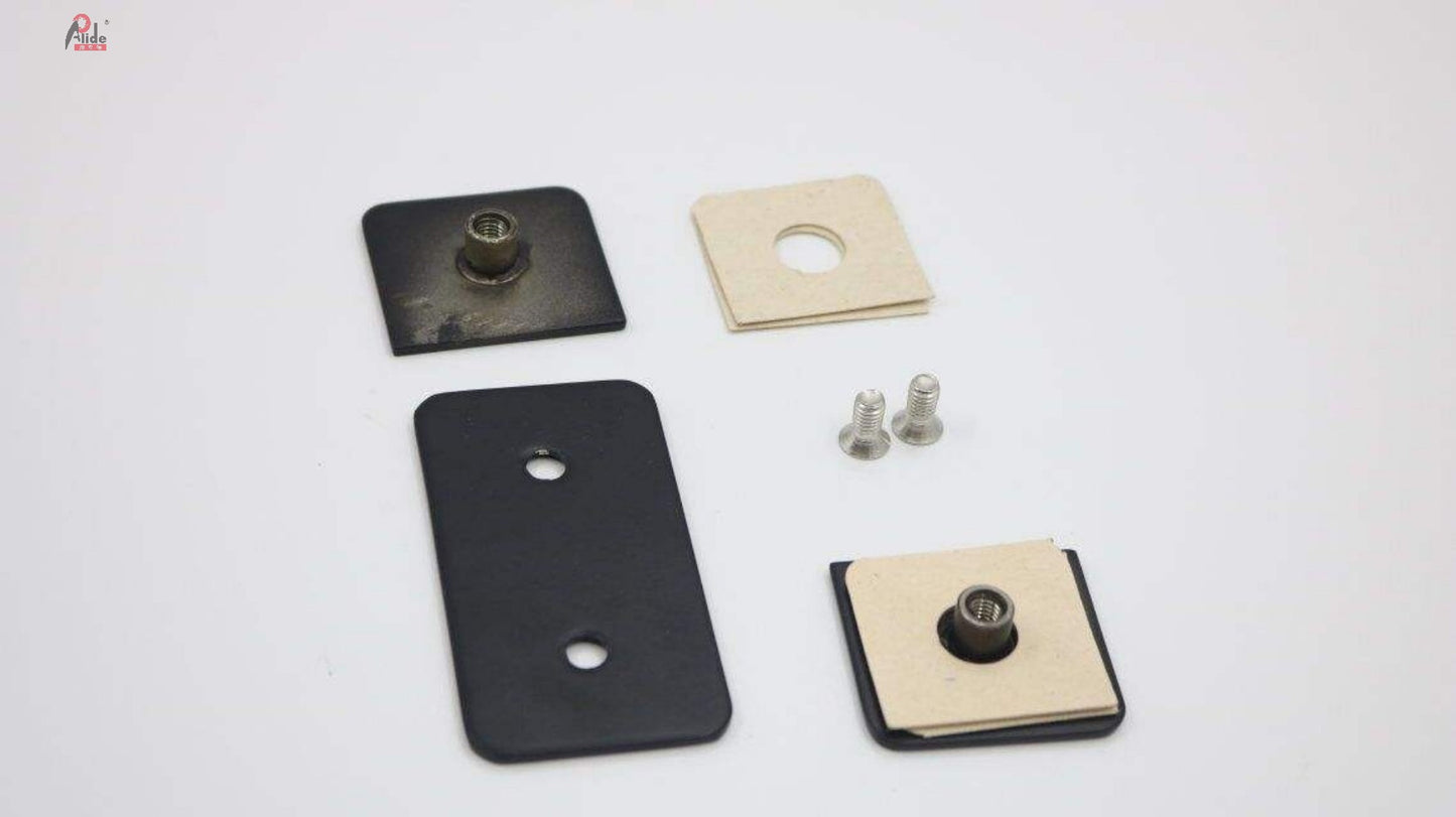 L02 180° Square Fixed Glass Clamp