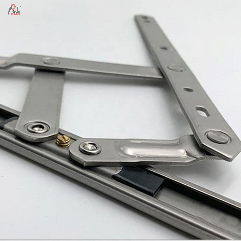 Parallel opening caravan window friction retainer safety window retainer quick closing soft closing 180 degree opening angle stainless steel