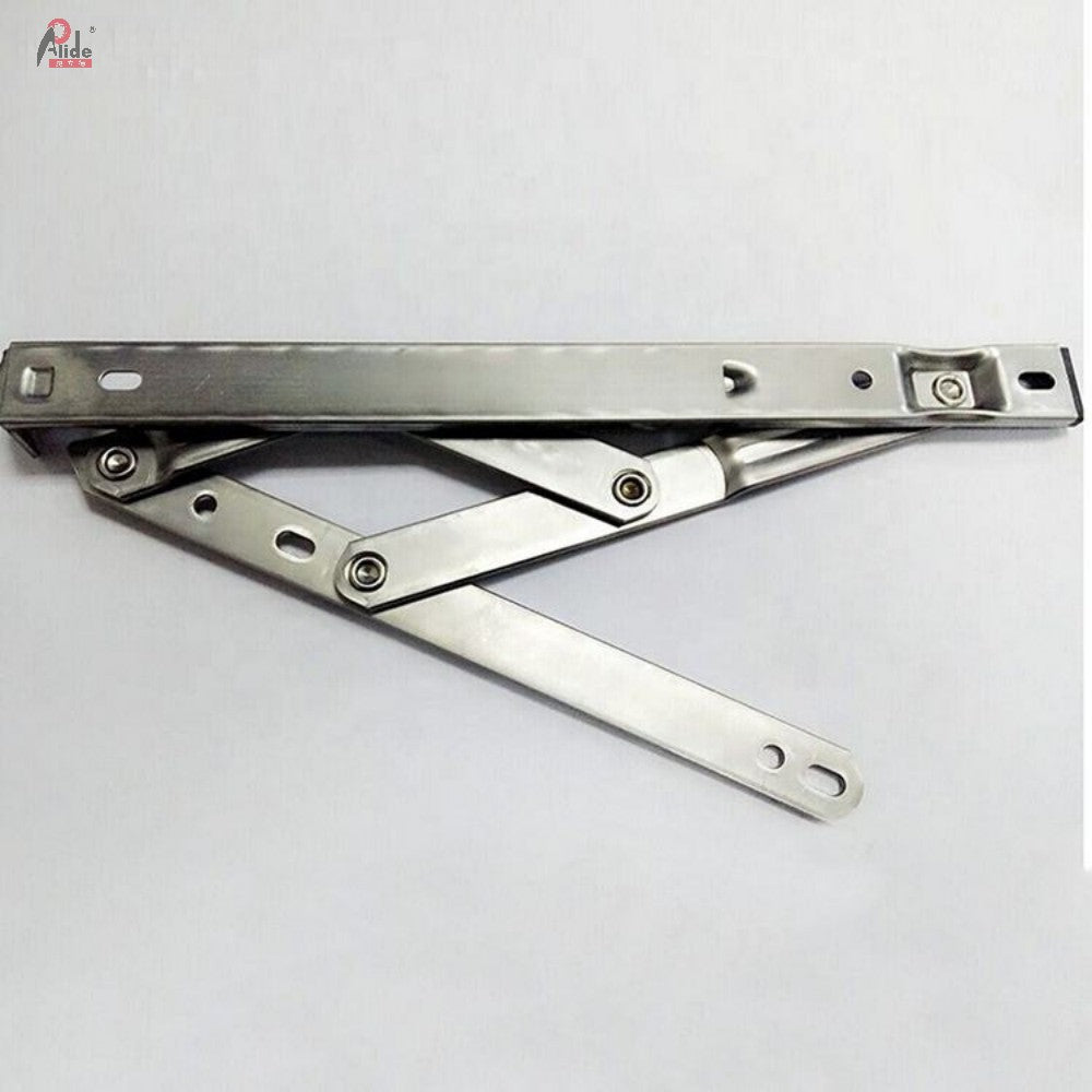 Parallel opening caravan window friction retainer safety window retainer quick closing soft closing 180 degree opening angle stainless steel