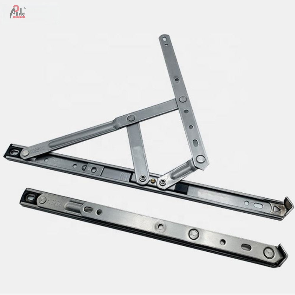 Parallel opening caravan window friction retainer safety window retainer quick closing soft closing 180 degree opening angle stainless steel
